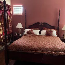 Bed Frame + Dresser + One Night Stand