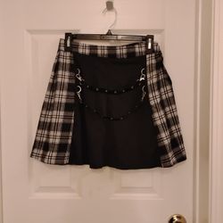 Plaid Skirt Size M