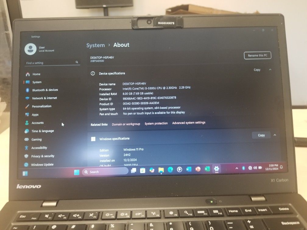 Lenovo Thinkpad i5 Vpro 