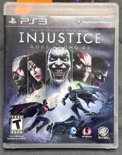 Injustice Gods among us -PS3; Excellent used condition!