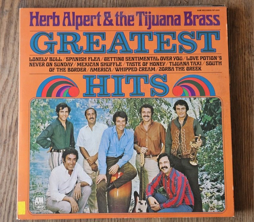 Vintage LP Vinyl Midcentury Record ALBUM Herb Alpert