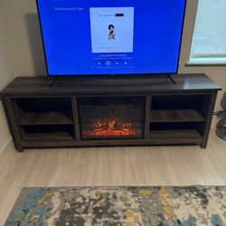 Tv Stand With Fireplace And Remote