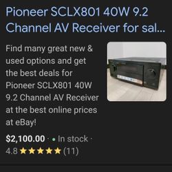 The Pioneer Elite SC-LX801 Open Box 