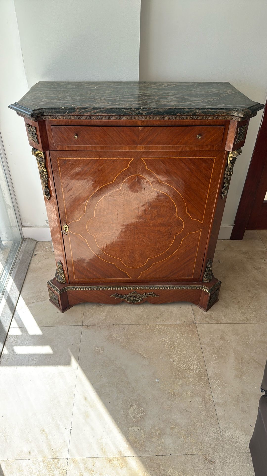 Antique Bar With Marble top