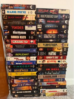 VHS lot $40