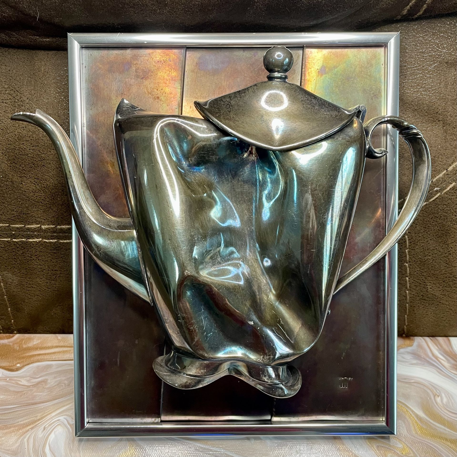 MELTED COFFEE POT Wall Art • ‘Third Ave Coffee’, Reformation Series, SIGNED 2011