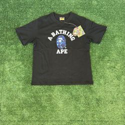 Black and Blue Camo Bape Shirt 