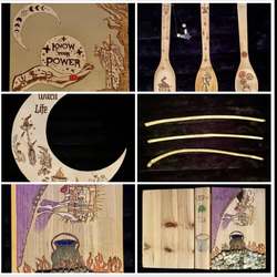 Hand crafted wood collection