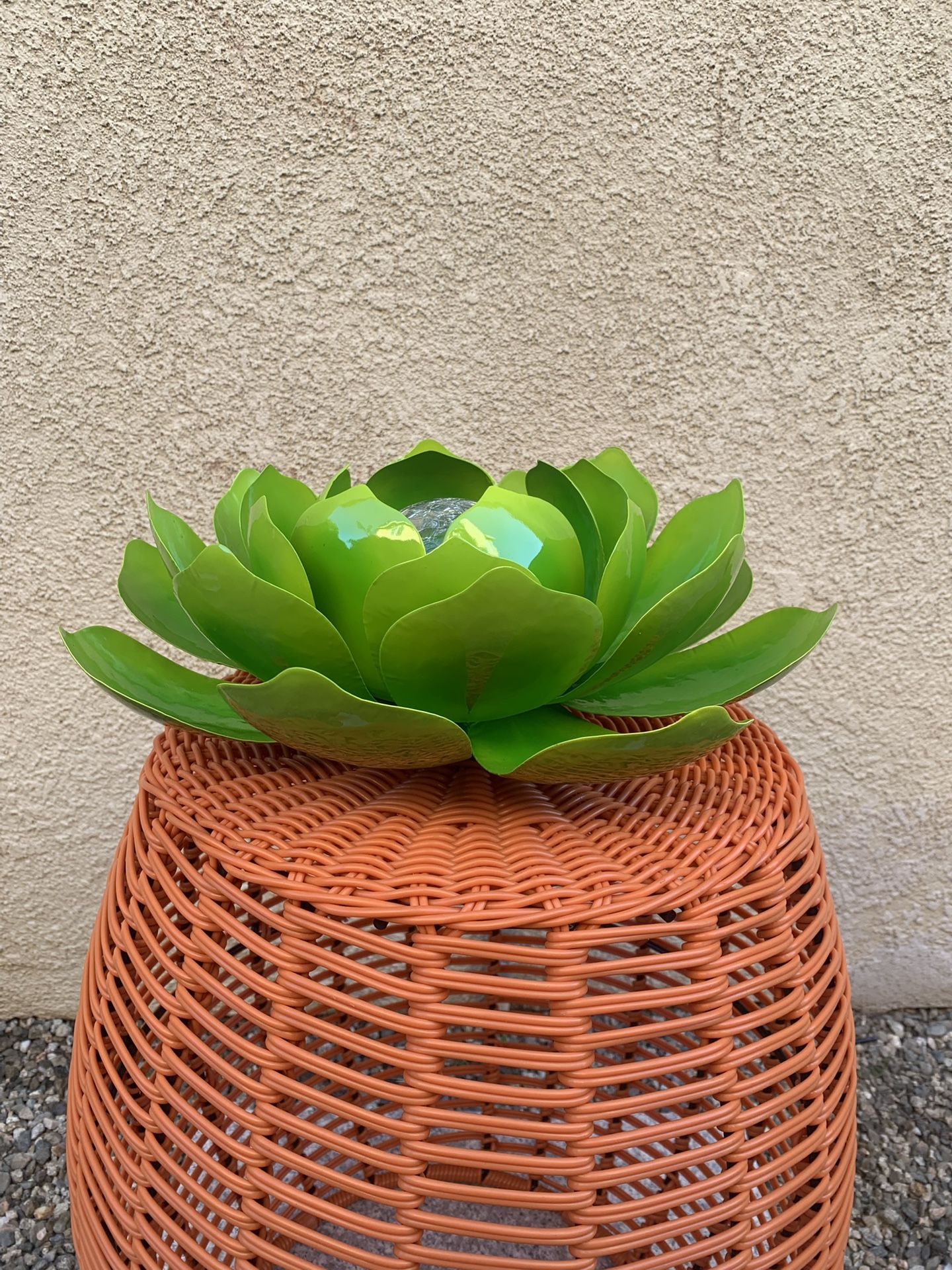 Solar Light Succulent Color : Green 