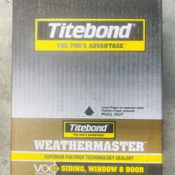 12 PACK TITEBOND WEATHERMASTER SEALANT 9.5OZ BROWN