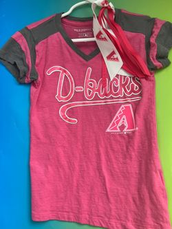 Diamondbacks Girls 6/6x Shirt And Hair Tie