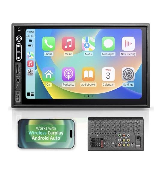 Double Din Car Stereo - Estéreo de Coche de Doble DIN