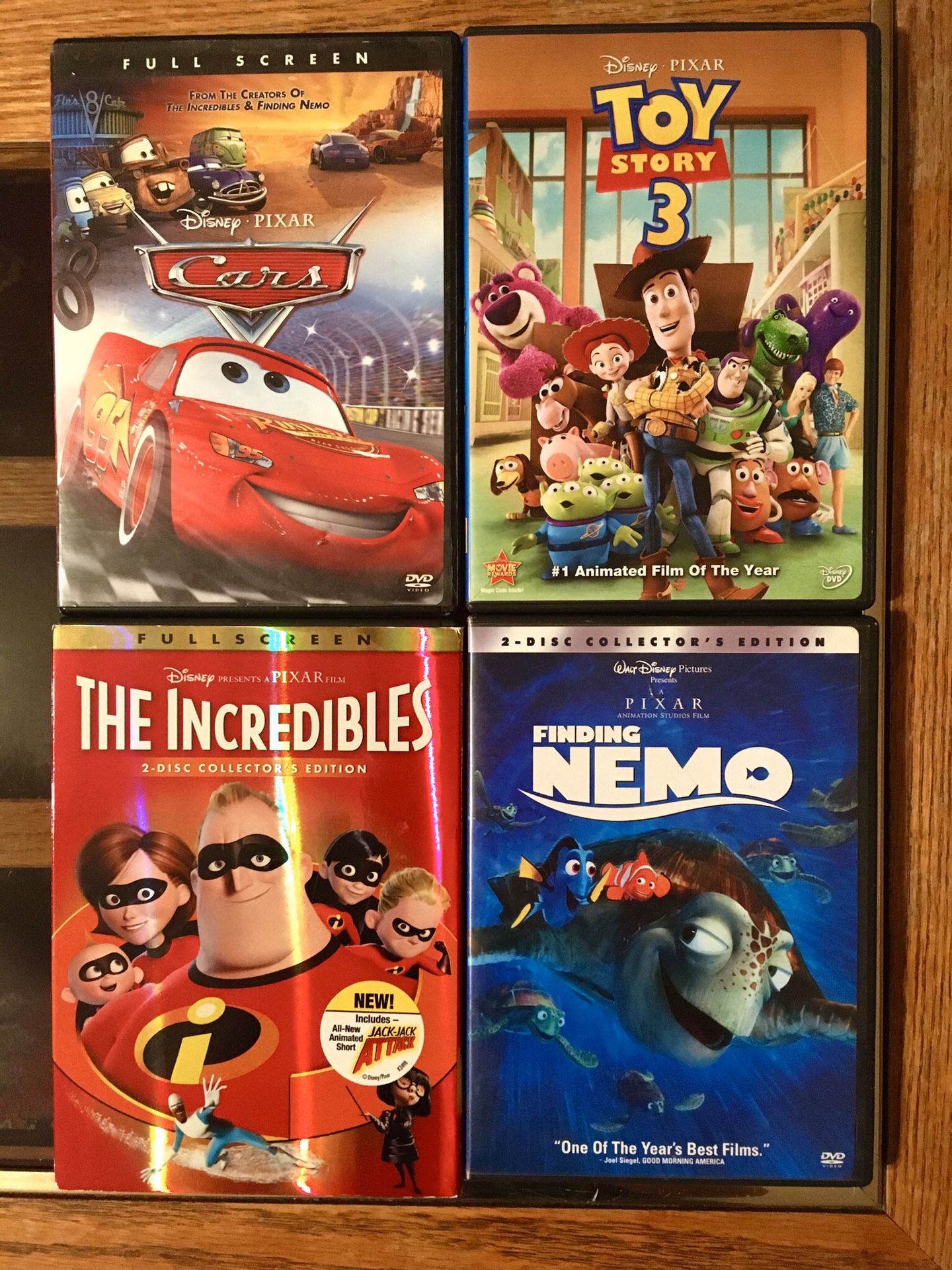 Disney Pixar DVDs