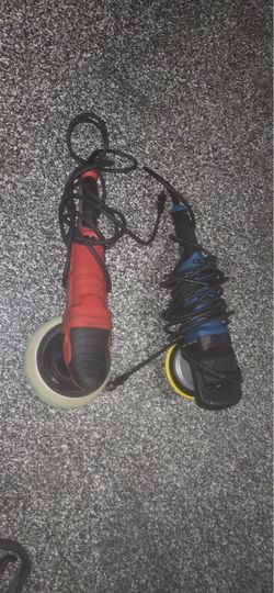 Pair of Dual Action / Rotary Car Polishers & Buffers with Pads