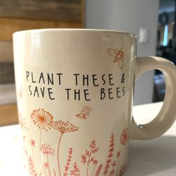 Plant These And Save The Bees - Flower Mug By Capelli 