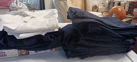 Boys Sz 4 Uniform 5 Tops And 7 Pants