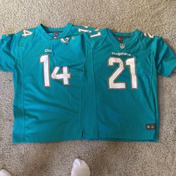 Two Dolphins Players Jerseys