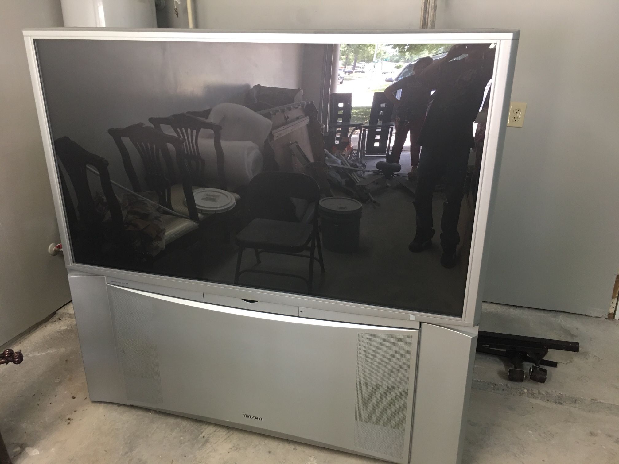 Televisión Grande Con Pantalla Grande