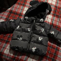 4-6months Puffer Jacket Mickey