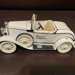 1930 Ford Model A Roadster Bank – See’s Candies – ERTL – w/ Box