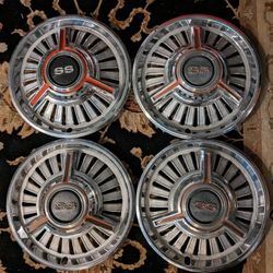 Vintage Chevy SS Hub Caps