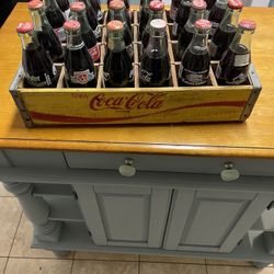 Coca Cola Crate With Bottles