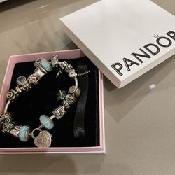 Pandora Bracelet With All Charms 