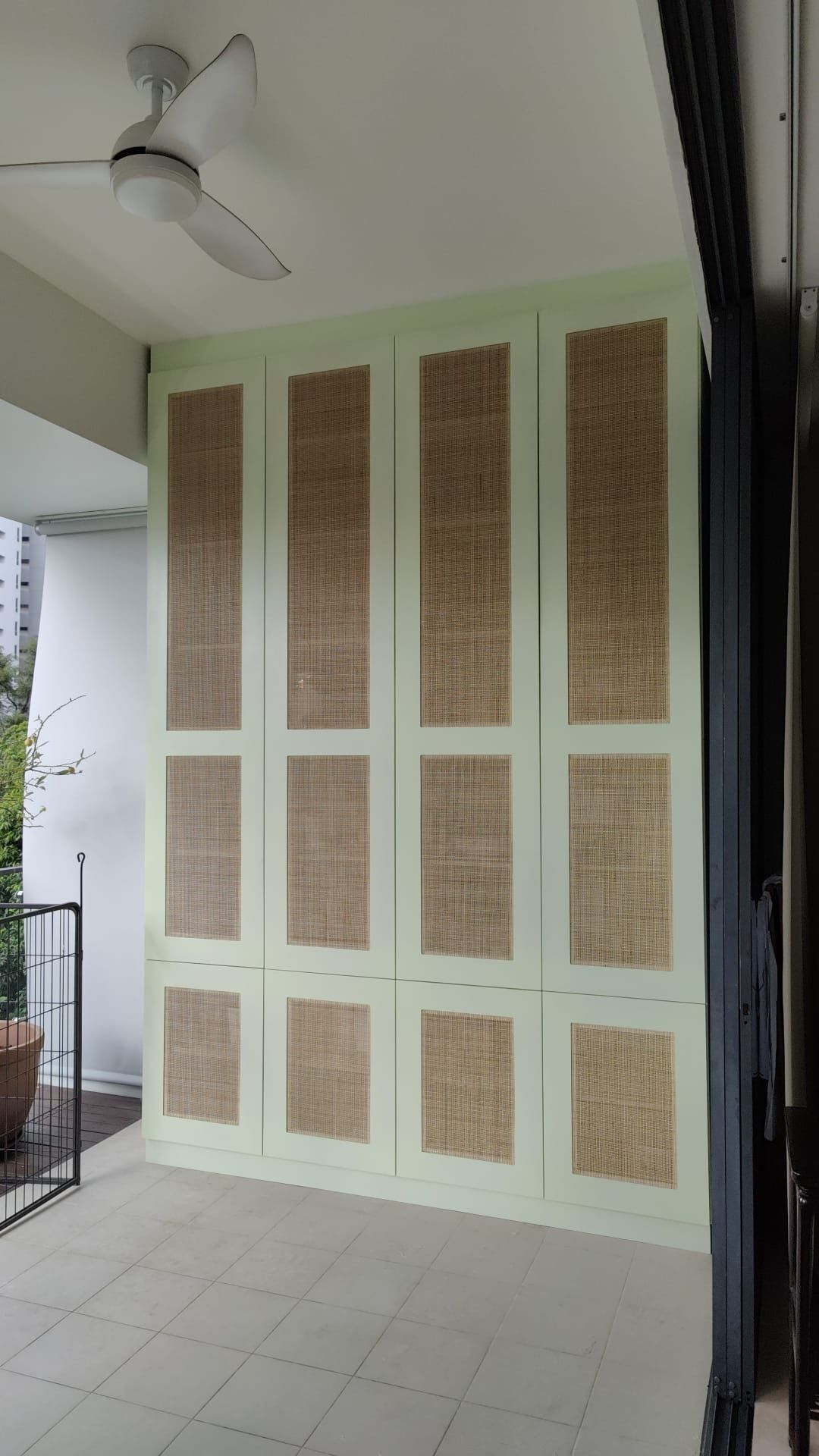 Custom made rattan Storage Cabinet furniture
