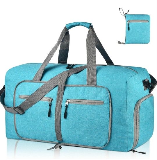 Foldable 85L Duffle Bag - Mint Green - New In Box