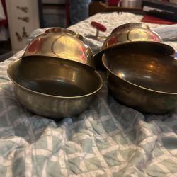 4 Antique Bowls From Tibet