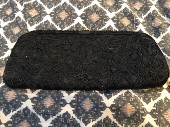 Vintage Beaded and Embroidered Clutch Evening Bag