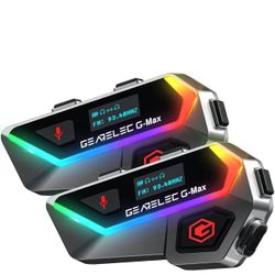 G-MAX Gearelec Motorcycle Helmet Bluetooth Headset V5.2BT
