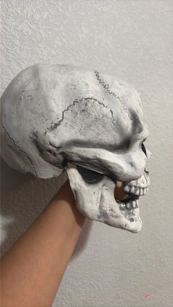 Skull mask moving jaw