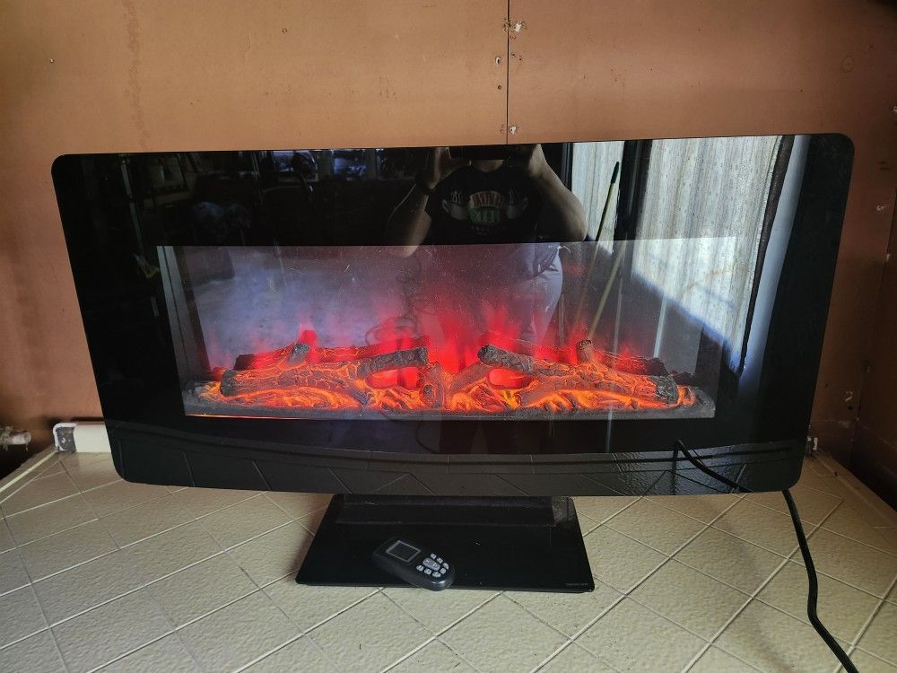 Electric Fireplace (Color changing, Remote Included)