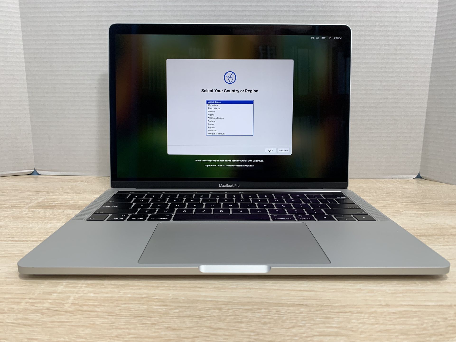 $425, 16GB RAM, 2019 MacBook Pro 13", 256GB SSD, Touch Bar