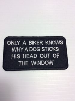 Biker patch.
