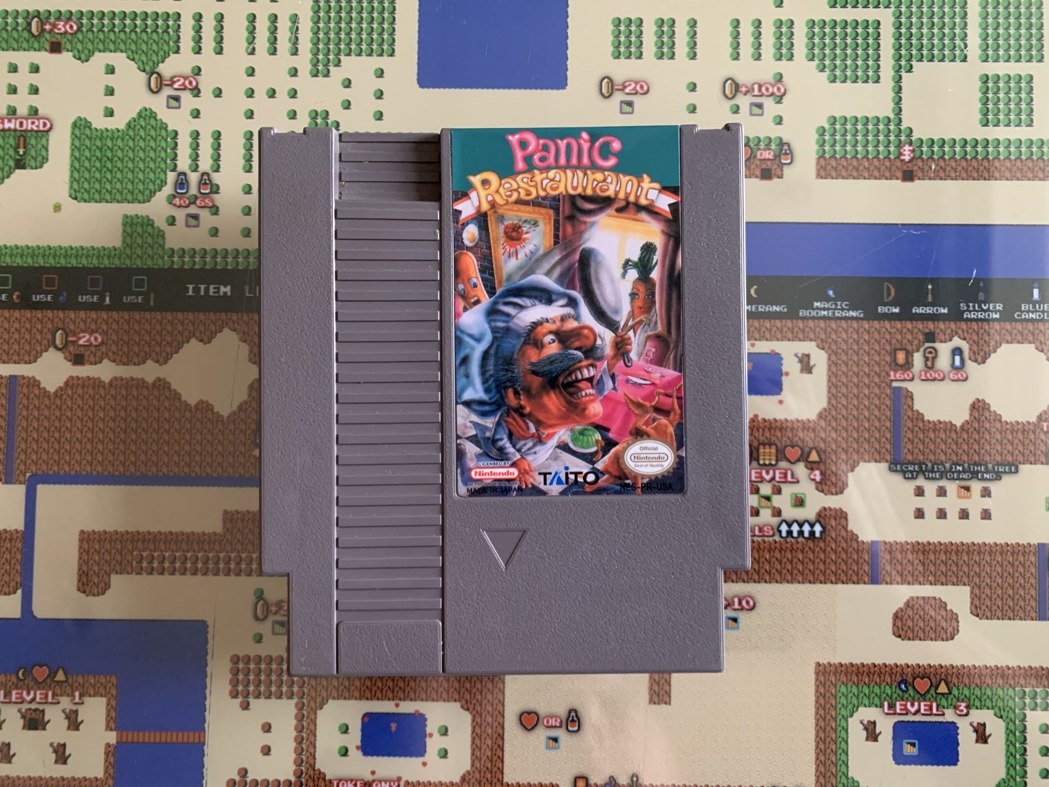 NES Nintendo Panic Restaurant CUSTOM *Famicom Converter* Famiclone Reproduction Please Read Description