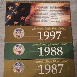 3 Silver Eagles 