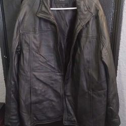ALFANI MENS LEATHER JACKET