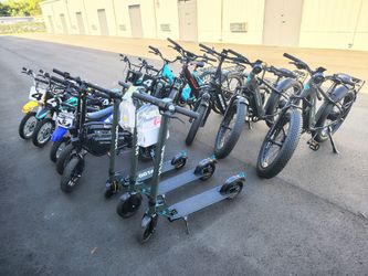 Electric Bikes And Electric Scooters!