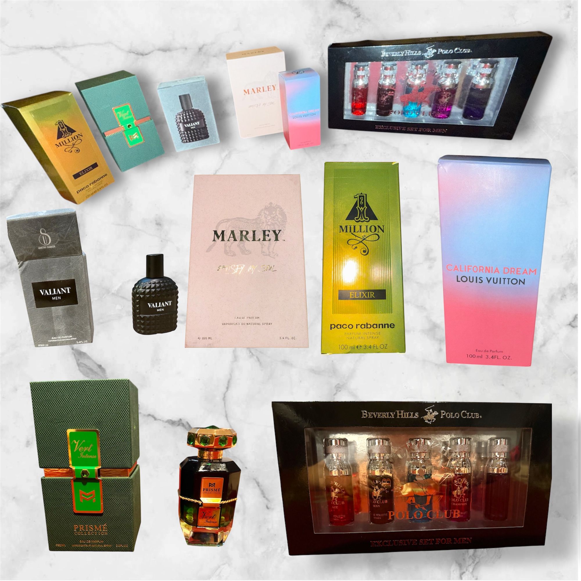 Men's Fragrance Bundle pack 1 Louis vuitton Fragrance and other high end ones