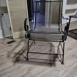 Black Metal Chair 