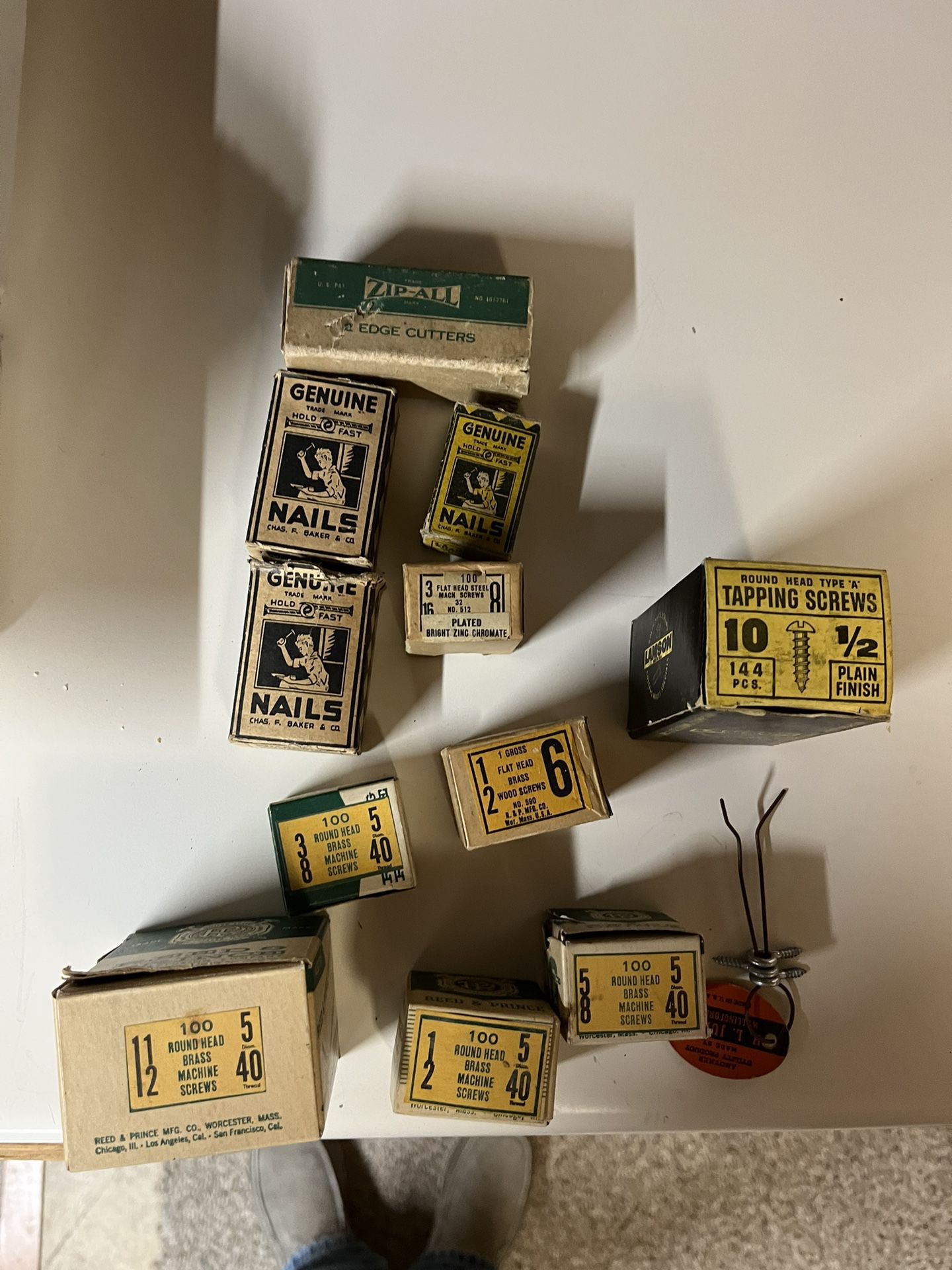 Vintage handyman supplies