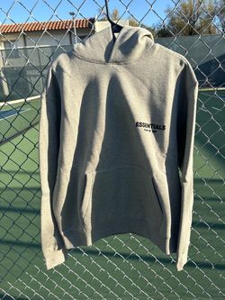 Essential hoodie dark oatmea: medium & XL