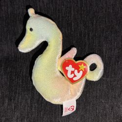 1999 Neon the Seahorse Beanie Baby 