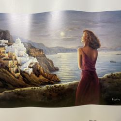34 Inch x 23.75 Inch Original Poster Print From Original Greek Hand Paintings (Read Description) (10 available) 