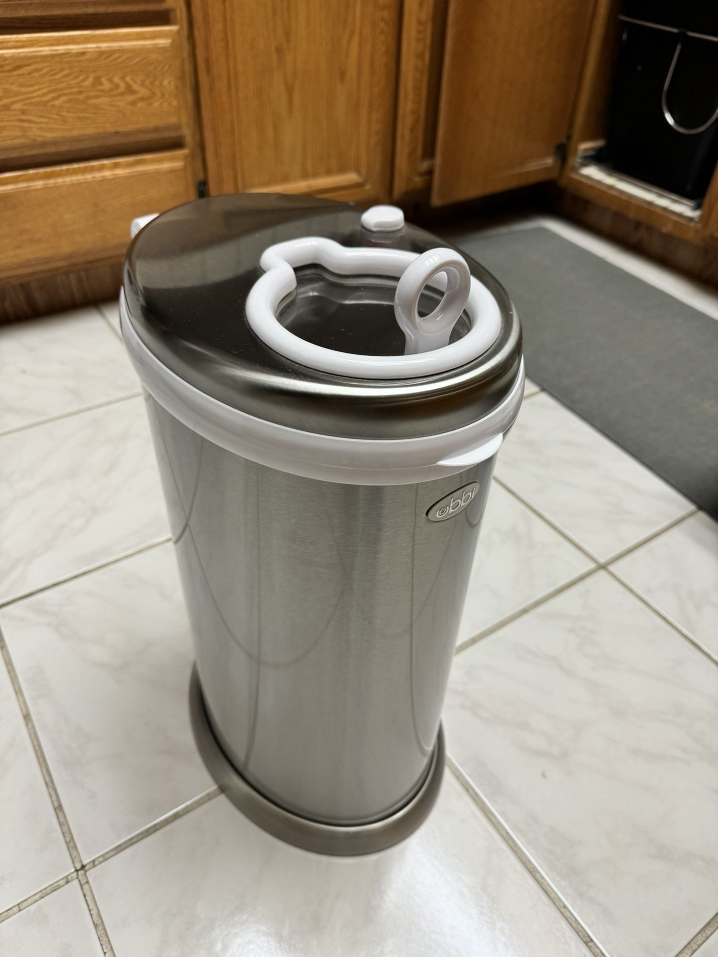 Ubbi diaper pail stainless steel