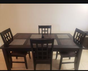 Dining Table And 4 Chairs