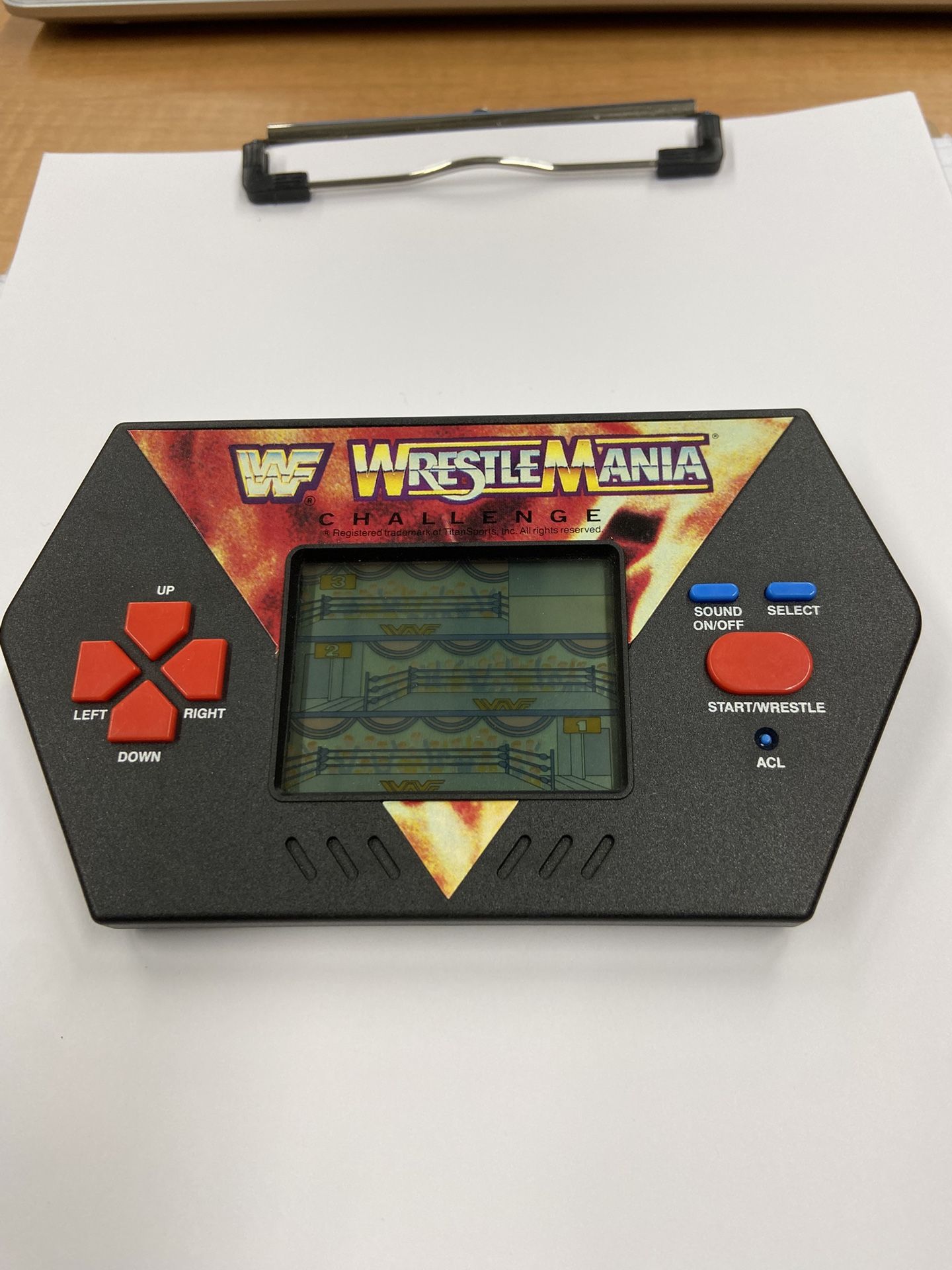 WWF WrestleMania Challenge Acclaim Pocket Travel Games