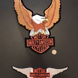 Harley Davidson Vest Patches X2